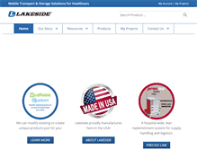 Tablet Screenshot of elakesidehealthcare.com